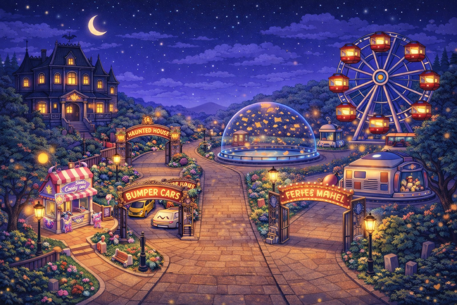 amusement park map
